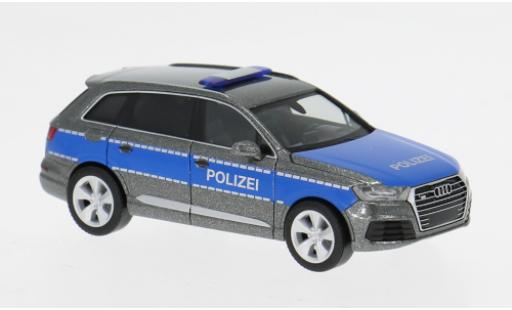 Modelauto Audi Q7 police Politie Vorf&Atilde;&frac14;hrfahrzeug 1/87 Herpa