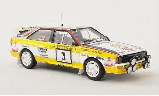 Audi Quattro rallye 1/43 Trofeu No.3 1000 Lakes Rally 1984 /B.Cederberg modelauto