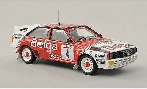 Audi Quattro rallye 1/43 Trofeu No.4 Belga Rally Ypern 1983 /W.Lux modelauto