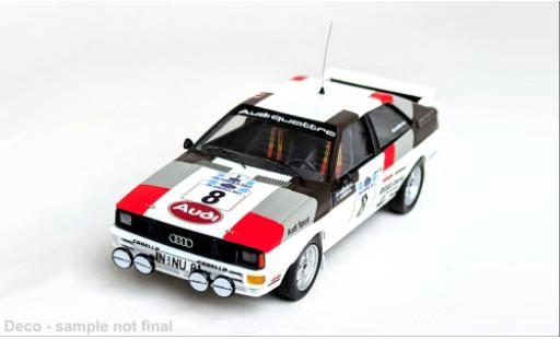 Modelauto Audi Quattro rallye Rally Acropolis 1981 #17 F.Wittmann/K.Nestinger 1/43 Trofeu