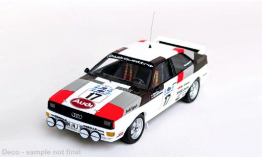 Modelauto Audi Quattro rallye Rally Acropolis 1981 #20 M.Mouton/F.Pons 1/43 Trofeu