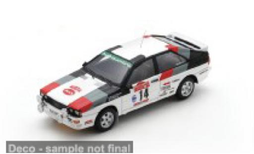 Modelauto Audi Quattro rallye Rally San Remo 1981 #14 M.Mouton/F.Pons 1/43 Spark
