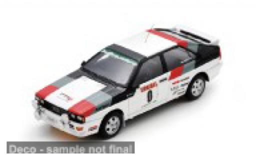 Modelauto Audi Quattro rallye Rally Algarve 1980 H.Mikkola/A.Hertz 1/43 Spark