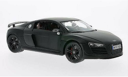 Audi R8 coupe 1/18 Maisto GT3 mat-zwart modelauto
