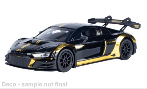 Modelauto Audi R8 lms GT3 zwart/gold 1/24 Motormax