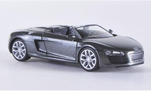Audi R8 spyder 1/87 Herpa grijs 2012 modelauto