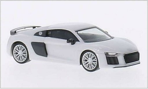 Audi R8 v10 plus 1/87 Herpa wit/carbon modelauto