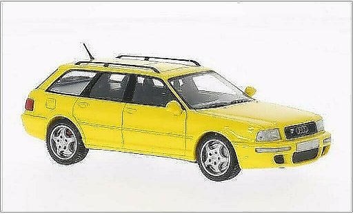 Audi RS2 avant 1/43 Neo geel 1994 modelauto