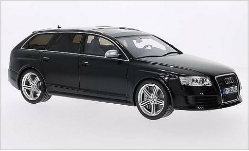Audi RS6 avant 1/18 Ottomobile (C6) metallic zwart 2008 modelauto