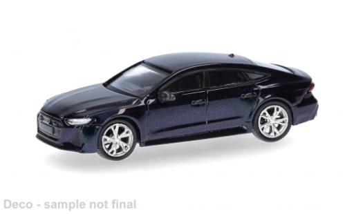 Modelauto Audi RS7 sportback blauw 1/87 Micro City 87