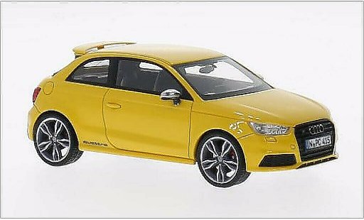 Audi S1 sportback 1/43 Neo geel 2014 modelauto