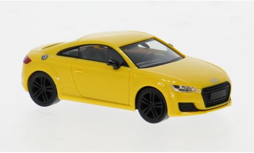 Modelauto Audi TT coupe geel 1/87 Herpa