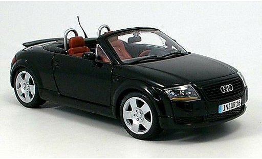 Audi TT roadster 1/18 Maisto zwart 1999 modelauto