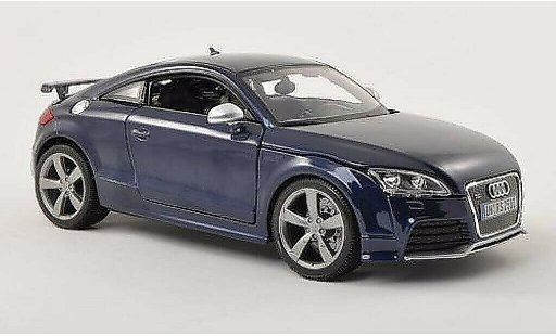 Audi TT rs 1/18 Burago blauw modelauto