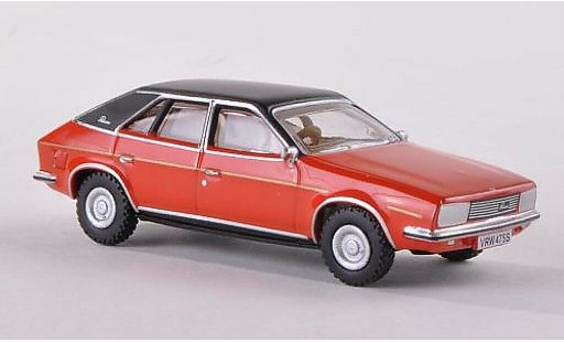 Austin Princess berline 1/76 Oxford rood/zwart 1975 modelauto