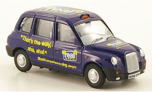 Austin TX4 taxi 1/76 Oxford Real Radio modelauto