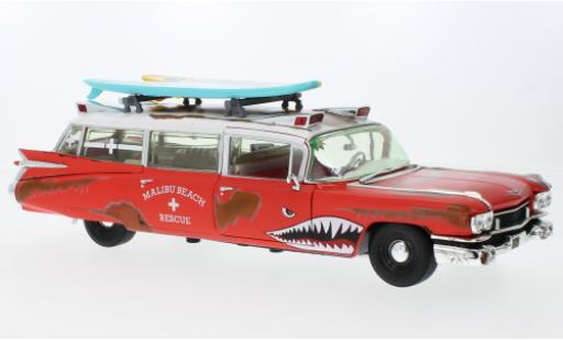 Modelauto Cadillac Eldorado ambulance Surf Shark 1959 1/18 Auto World