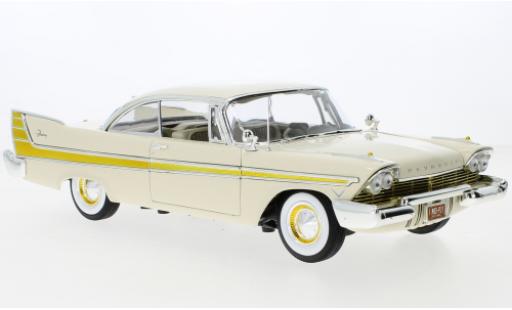 Modelauto Plymouth Fury Base beige/gold 1957 1/18 Auto World