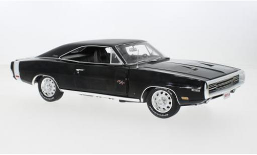 Modelauto Dodge Charger R/T zwart 1970 1/18 Auto World