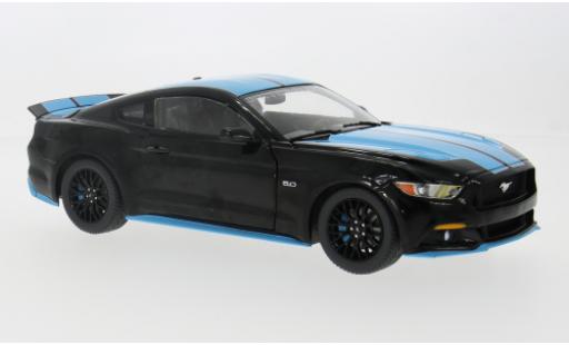 Modelauto Ford Mustang GT zwart 2015 1/18 Auto World
