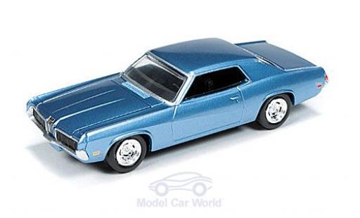 Modelauto Mercury Cougar Base metallic blauw 1970 zonder Vitrine 1/18 Auto World