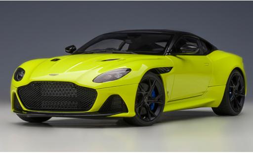 Modelauto Aston Martin DBS superleggera groen/zwart 2019 1/18 AUTOart