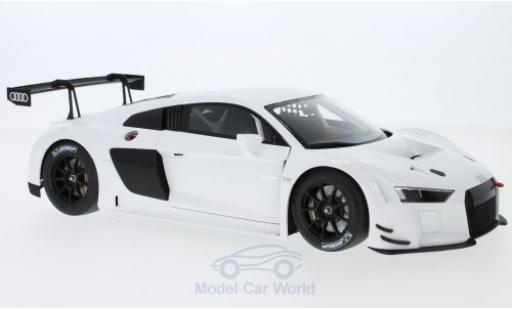 Modelauto Audi R8 lms wit 2016 Plain Body Version 1/18 AUTOart