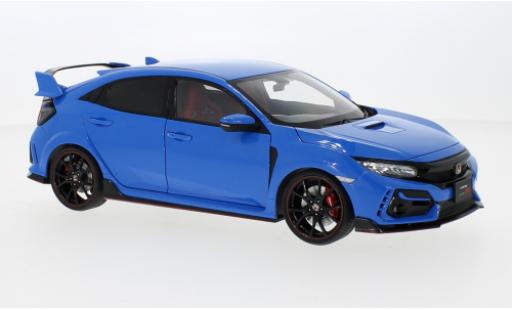 Modelauto Honda Civic Type R (FK8) blauw RHD 2021 1/18 AUTOart
