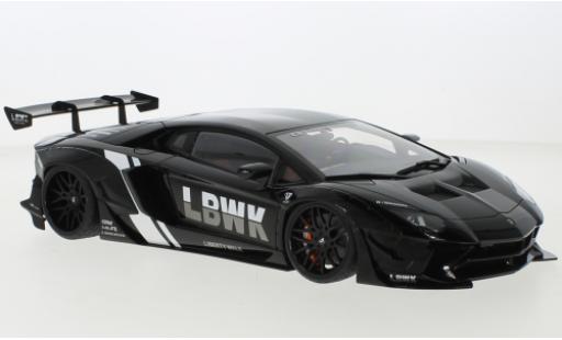 Modelauto Lamborghini Aventador LB-Works beperkt Edition zwart 1/18 AUTOart