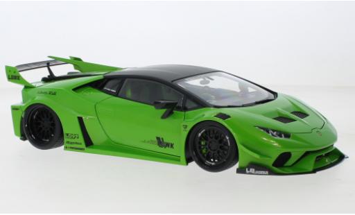 Modelauto Lamborghini Huracan LB Silhouette Works GT Liberty Walk matgroen 2019 1/18 AUTOart