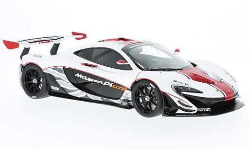 Modelauto McLaren P1 GTR wit/rood 2015 1/18 AUTOart