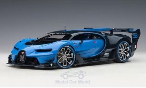 Modelauto Bugatti Vision gran turismo GT blauw/blauw 2015 1/18 AUTOart