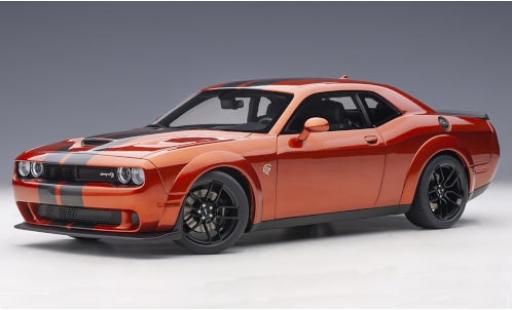 Modelauto Dodge Challenger SRT Hellcat Widebody metallic koper/antraciet 2018 1/18 AUTOart