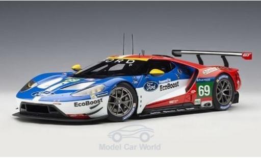 Modelauto Ford GT Berlinetta blauw 2016 Plain Body Version 1/18 AUTOart