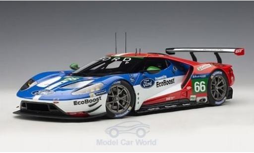 Modelauto Ford GT GTE No.66 Chip Ganassi Racing UK 24h Le Mans 2016 B.Johnson/S.M&Atilde;&frac14;cke/O.Pla 1/18 AUTOart