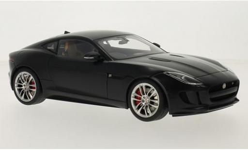 Modelauto Jaguar F-Type R Coupe mat-zwart RHD 2015 1/18 AUTOart
