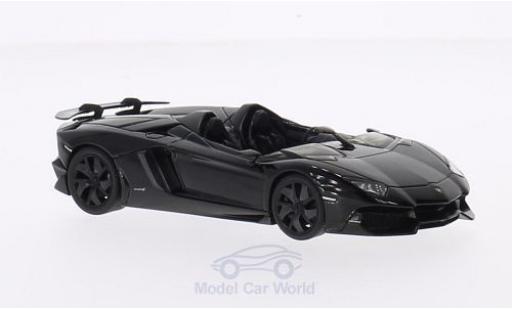 Modelauto Lamborghini Aventador J zwart 2012 1/43 AUTOart