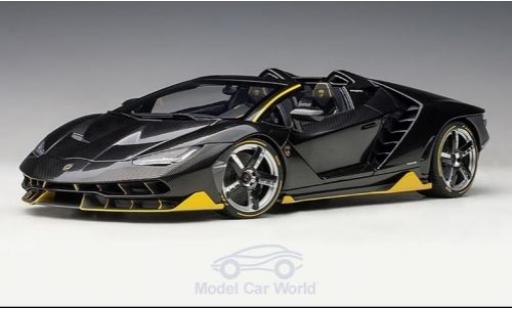 Modelauto Lamborghini Centenario Roadster carbon/geel 2016 1/18 AUTOart