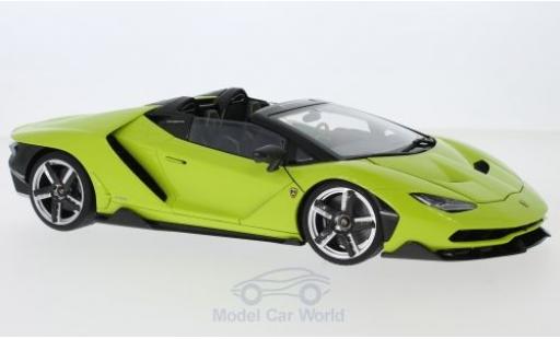 Modelauto Lamborghini Centenario Roadster groen 2016 1/18 AUTOart
