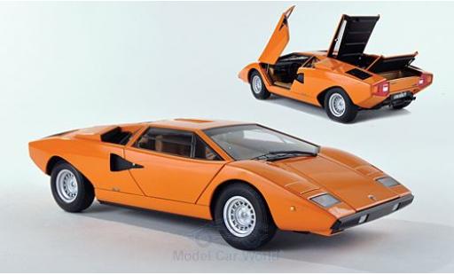 Modelauto Lamborghini Countach LP 400 LP400 oranje 1974 1/18 AUTOart