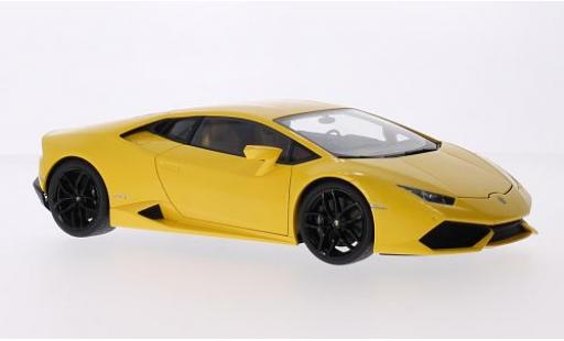 Modelauto Lamborghini Huracan LP 610-4 LP610-4 metallic geel 2014 1/43 AUTOart
