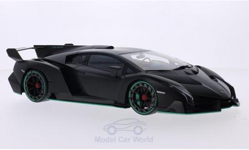 Modelauto Lamborghini Veneno Coupe mat-zwart 2013 1/18 AUTOart
