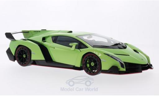 Modelauto Lamborghini Veneno Coupe metallic groen 2013 1/18 AUTOart