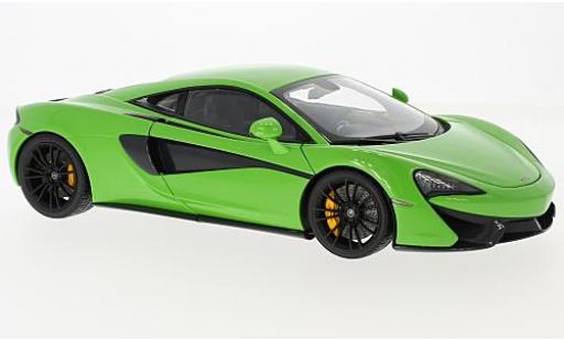 Modelauto McLaren 570 S groen 2016 avec zwart jantes 1/18 AUTOart
