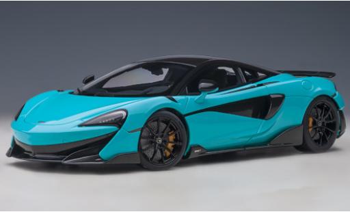 Modelauto McLaren 600 Base LT blauw/zwart 2019 1/18 AUTOart