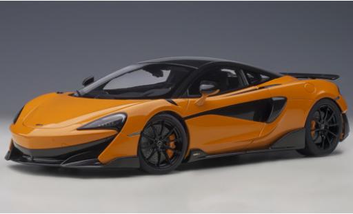 Modelauto McLaren 600 Base LT oranje/zwart 2019 1/18 AUTOart