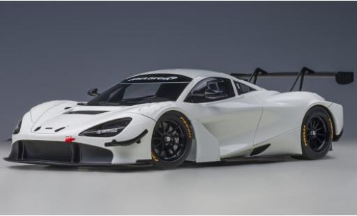 Modelauto McLaren 720 GT3 S wit 2019 Plain Body Version 1/18 AUTOart