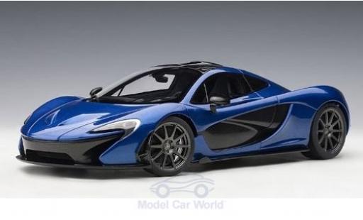 Modelauto McLaren P1 Base metallic blauw 2013 1/18 AUTOart