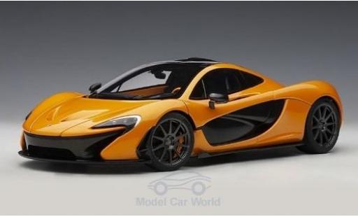 Modelauto McLaren P1 Base oranje 2013 1/18 AUTOart