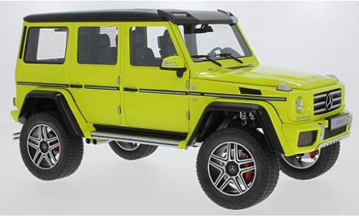 Modelauto Mercedes Classe G Base G500 4x4 geel 2016 1/18 AUTOart
